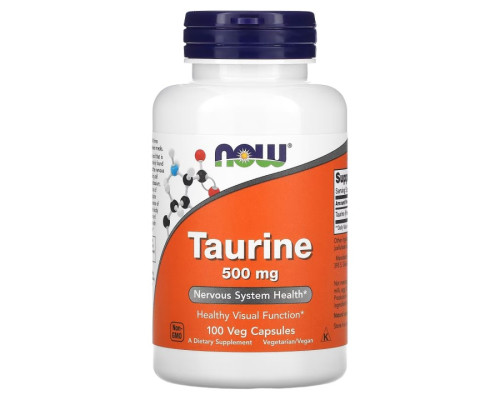 Taurine (NOW (США)) 500 мг 100 капс