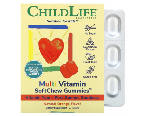 ChildLife Essentials Multi Vitamin SoftChew Gummies