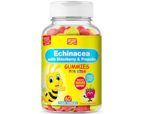 Ecyinacea with Elderberry and Propolis (Proper Vit (США)) Gummies for Kids 60gummies