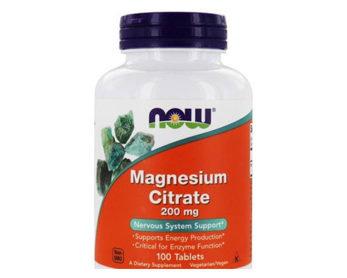 Magnesium (NOW (США)) Citrate 200 mg /100 табл.