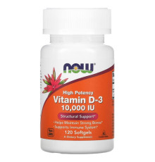 Vitamin D-3 (NOW (США)) 10000 IU: 120 капс