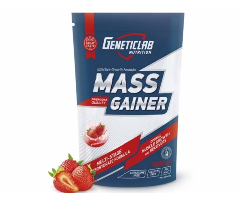 Gainer (GENETICLAB (Россия)) 1000гр клубника