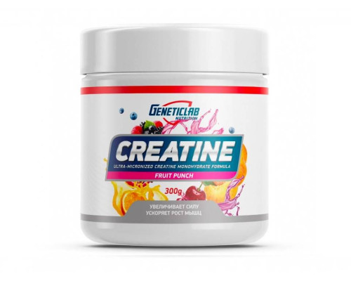 Creatine (GENETICLAB (Россия)) 300гр Fruit Punch /60 serv