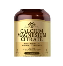 Solgar Calcium Magnesium Citrate 200/100 mg, 100 tabl