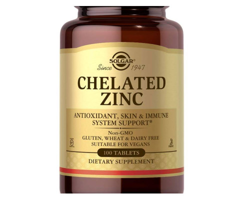 Zinc (Solgar США) Chelated 100таб