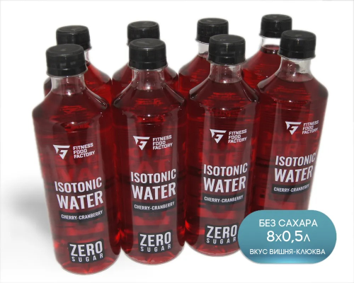 Напиток Fitness Food Factory Isotonic water 0,5л Вишня-клюква Напиток Fitness Food Factory Isotonic water 0,5л Вишня-клюква