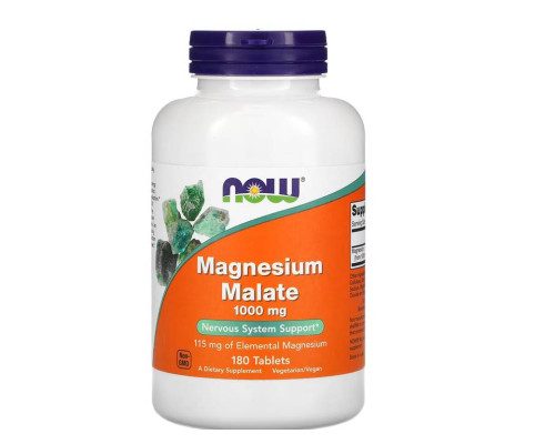 Magnesium (NOW (США)) Malate 1000 mg 180 tabs