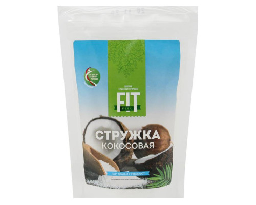 Стружка кокосовая FIT FEEL сухое 50г. (дойпак)