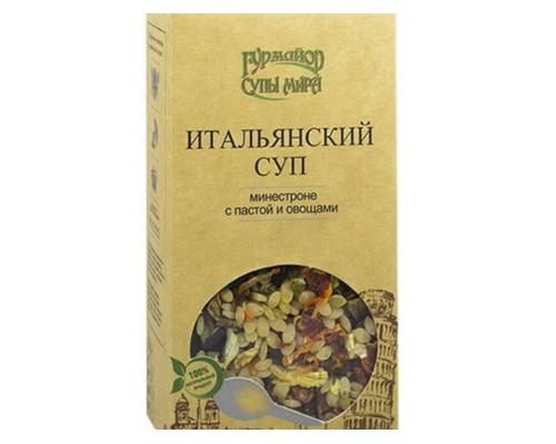 Суп (ГурМайор (Россия)) 210гр Итальянский с пастой и овощами