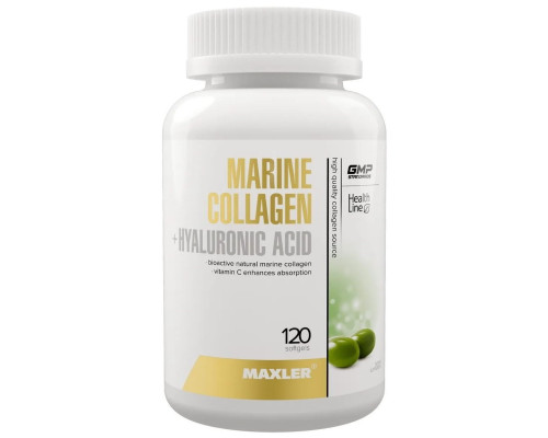 MXL. Marine Collagen Hyaluronic Acid Complex 120 softgels