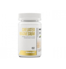Magnesium Chelated (Maxler (США)) (Bisglycinate Chelate form) 60 vegan tabs