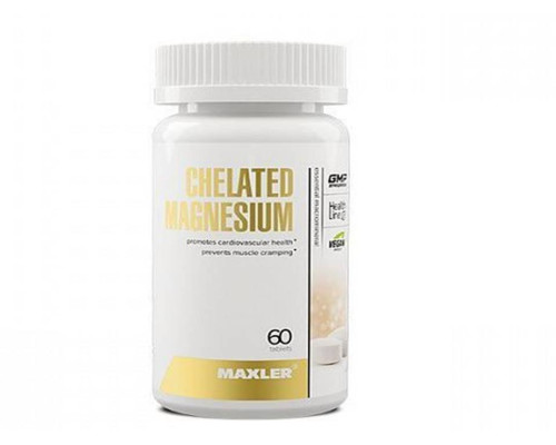 Magnesium Chelated (Maxler (США)) (Bisglycinate Chelate form) 60 vegan tabs Magnesium Chelated (Maxler (США)) (Bisglycinate Chelate form) 60 vegan tabs