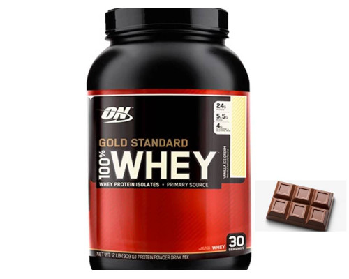 Whey (ON (США)) Gold Standart 909гр шоколад