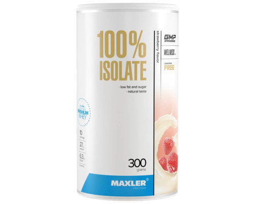 100% Isolate (Maxler (США)) 300гр Strawberry can 100% Isolate (Maxler (США)) 300гр Strawberry can