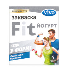 Закваска бактериальная 'Fit - Йогурт VIVO' 4пак, 0,5гр