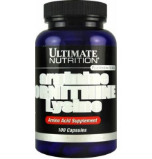 Arginine (Ultimate Nutrition (США)) Ornithine/Lysine 100 капс