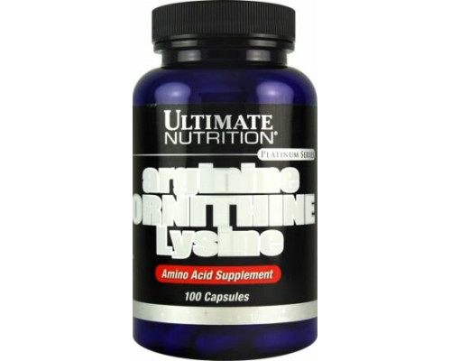 Arginine (Ultimate Nutrition (США)) Ornithine/Lysine 100 капс