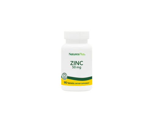 Zinc (Nature's Plus) 50 Mg, 90 tabl Zinc (Nature's Plus) 50 Mg, 90 tabl