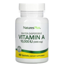 Vit A 10,000 (Nature's Plus) Iu water-disp, 90 tabl