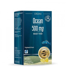 Ocean 500mg fish oil (Orzax Турция) 60капс.