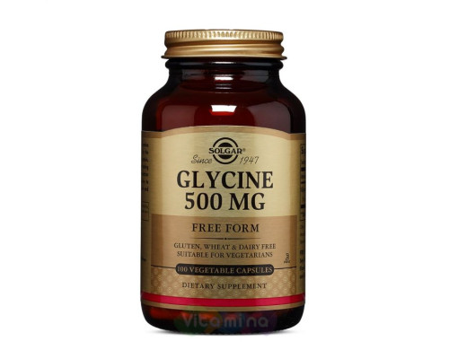 Glycine (Solgar США) 500 mg,100 vcaps