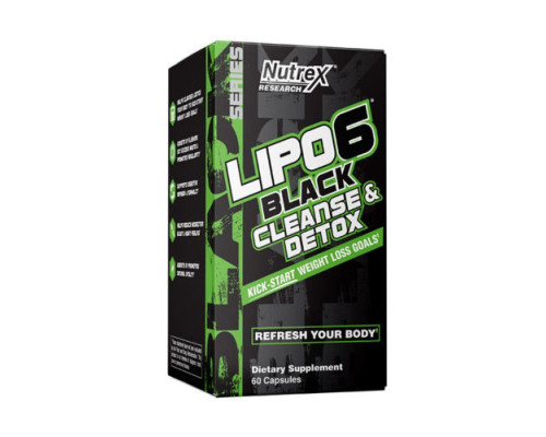 Lipo 6 (Nutrex (США)) 60капс Black Cleanse & Detox