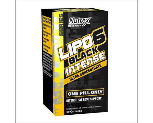 Lipo 6 (Nutrex (США)) 60капс Black UC Intense