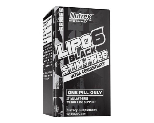 Lipo 6 (Nutrex (США)) 60капс Black UC Stim-Free