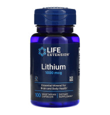 Lithium (Life Extension (США)) 1000 mcg, 100 caps