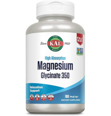 Magnesium Glycinate (KAL США) 350 160ct 350mg