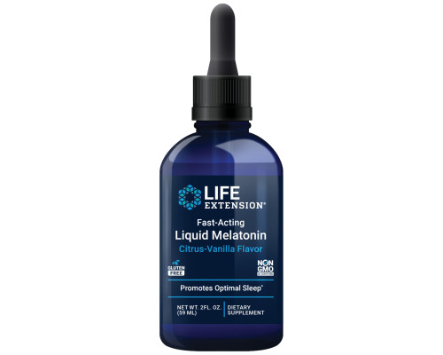 Life Extension Fast-Acting Liquid Melatonin 3 mg, 2 fl oz