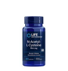 Life Extension N-Acetyl-L-Cysteine, 600 mg, 60 VeggieC