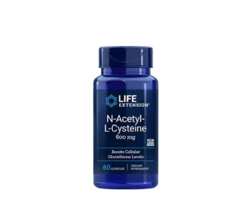 Life Extension N-Acetyl-L-Cysteine, 600 mg, 60 VeggieC