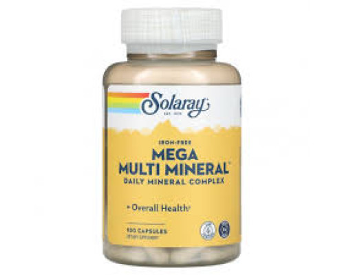 Mega Multi Mineral (Solaray США) 100ct