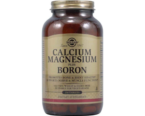 Calcium Magnesium Plus Boron (Solgar США) 250таб