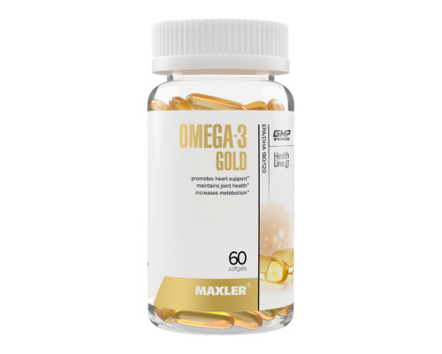 Omega-3 (Maxler (США)) Gold 60 softgels