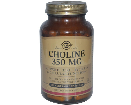 Choline (Solgar США) 350mg 100 vcaps