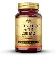 Alpha Lipoic Acid (Solgar США) 200Mg, 50 vcaps