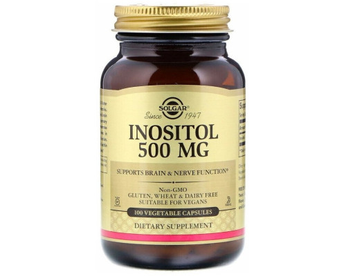 Inositol (Solgar США) 500 mg, 100 vcaps