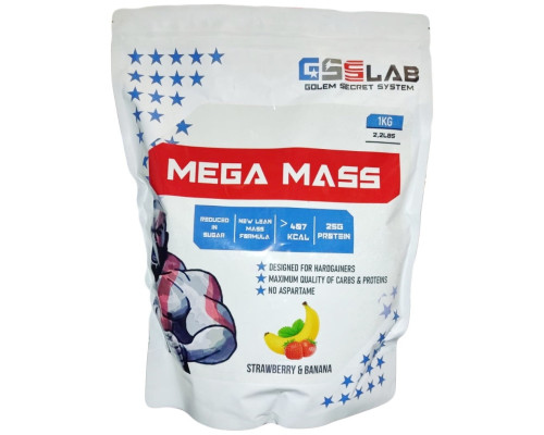 Mega Mass (GSS США) 3кг Клубника-Банан