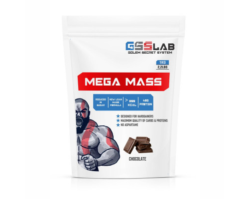 Mega Mass (GSS США) 1кг Шоколад