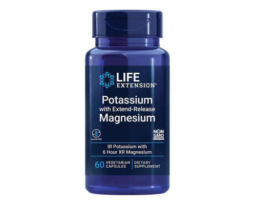 Potassium with Extend-Release Magnesium (Life Extension (США)) 60 vcapsules