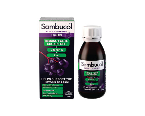 Sambucol Immuno Forte Liquid Sugar Free - 120ml