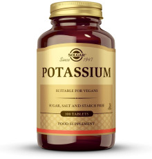 Solgar Potassium, 100 tabl