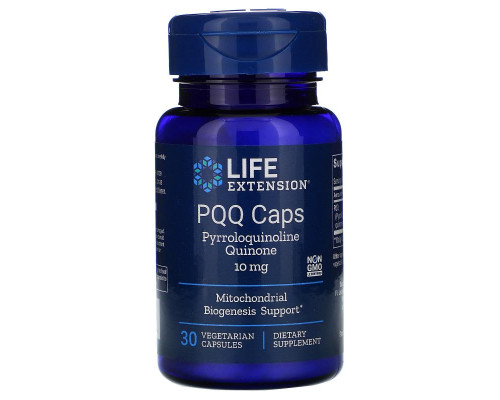 Life Extension PQQ Caps, 10 mg, 30 vcaps