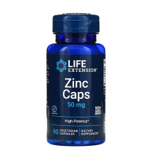 Life Extension Zinc Caps, 50 mg, 90 vcaps