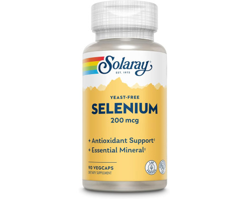 Selenium 200 YF (Solaray США) 90ct 200mcg