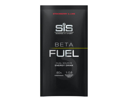 SiS Beta Fuel Напиток высокоуглеводный с электролитами в порошке, вкус Клубника Лайм, 82 г