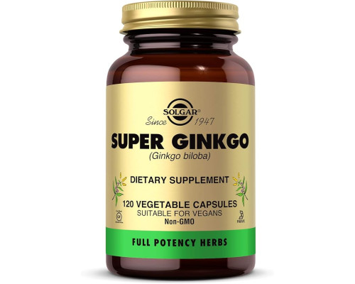 Solgar FP Super Ginkgo, 120 vcaps