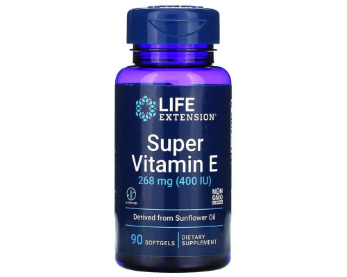 Super Vitamin E (Life Extension (США)) (268 mg) 400 IU, 90 softgels